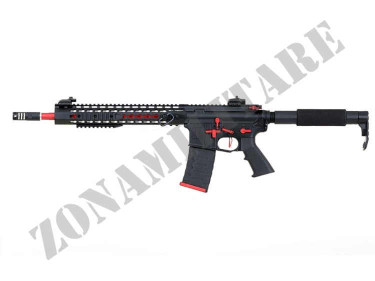 Fucile Asr115X Spyder Ebb Full Metal Nero E Rosso Aps