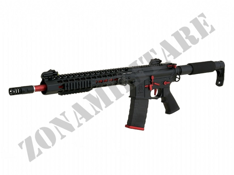 Fucile Asr115X Spyder Ebb Full Metal Nero E Rosso Aps