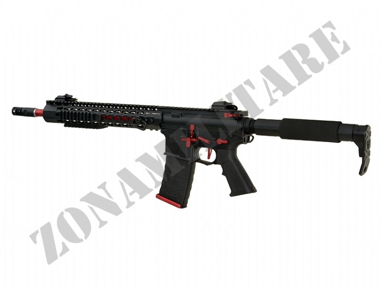 Fucile Asr115X Spyder Ebb Full Metal Nero E Rosso Aps