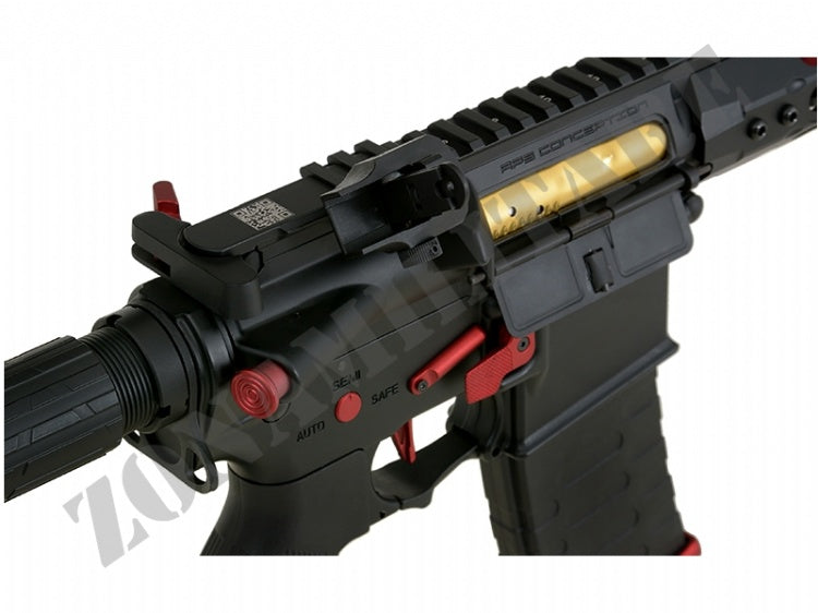 Fucile Asr115X Spyder Ebb Full Metal Nero E Rosso Aps