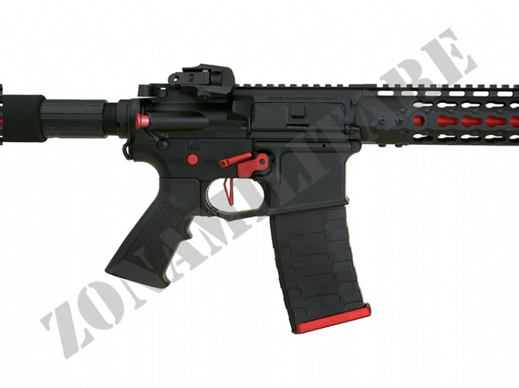 Fucile Asr115X Spyder Ebb Full Metal Nero E Rosso Aps