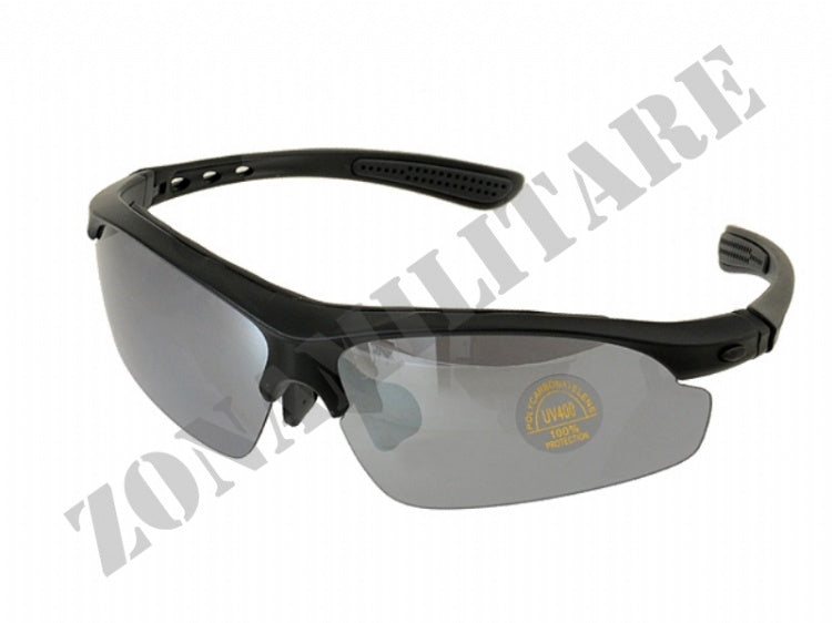 Occhiale Protettivo A Lenti Intercambiabili A 4 Colori