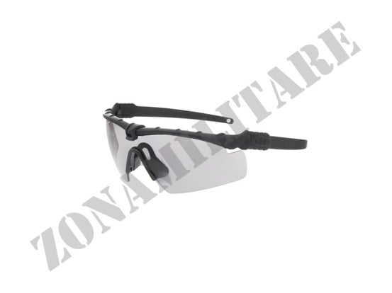 Occhiale Protettivo Tactical Black Con Lente Smoke