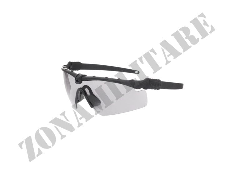 Occhiale Protettivo Tactical Black Con Lente Smoke