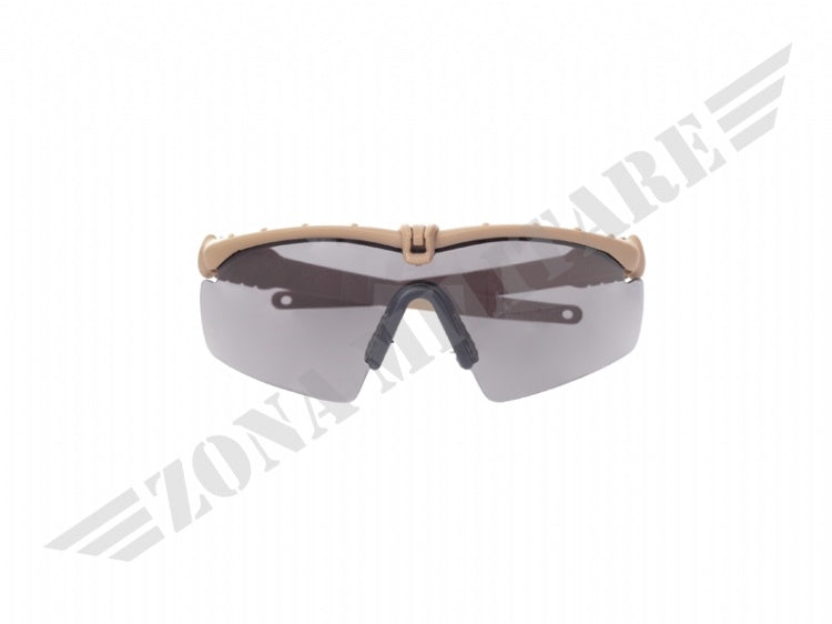 Occhiale Protettivo Tactical Dark Earth Lente Smoke