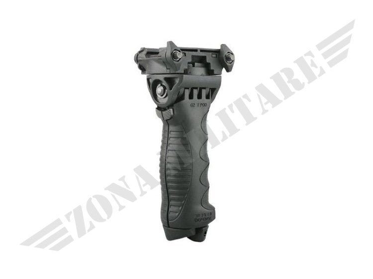 Impugnatura Sgancio Rapido Con Bipiede A Scatto Nera