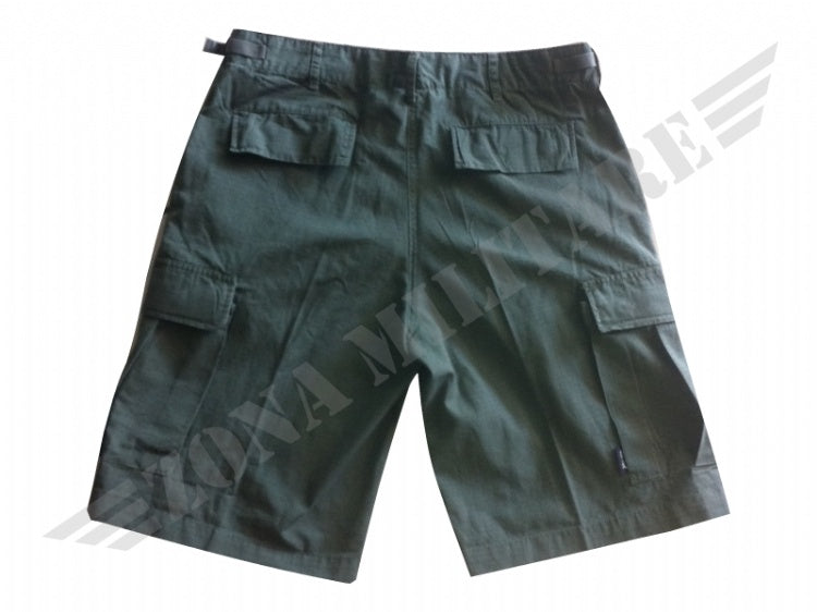 Bermuda Miltec Colorazione Verde R/S Stone Washed