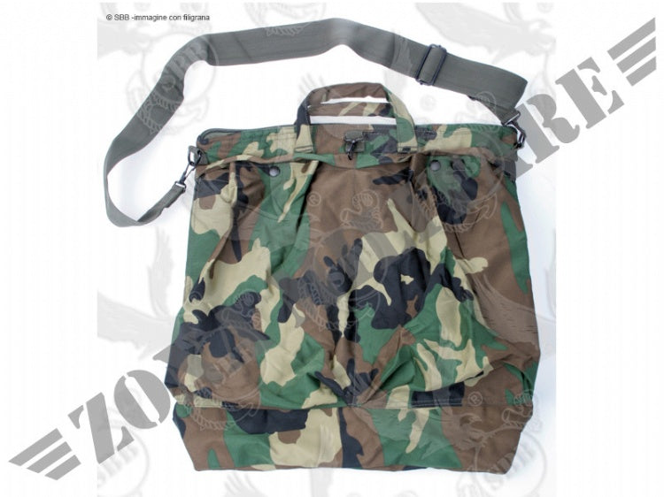 Borsa Porta Casco Camo Con Tracolla Sbb