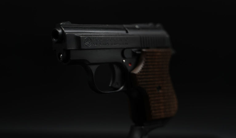 PISTOLA A SALVE 315 CALIBRO 8mm GUANCETTE IN LEGNO BRUNI