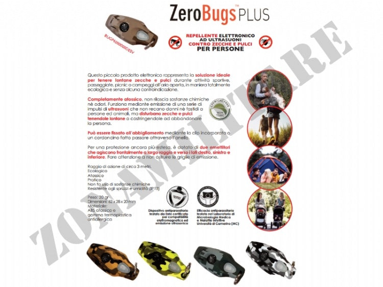 Dispositivo Zerobugs Plus Camouflage Soft Touch Army
