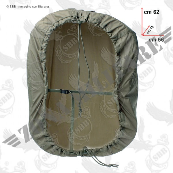 COPRI ZAINO IMPERMEABILE COLORAZIONE VERDE SBB