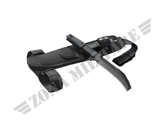 Coltello Lama Fissa Corvo Black Version