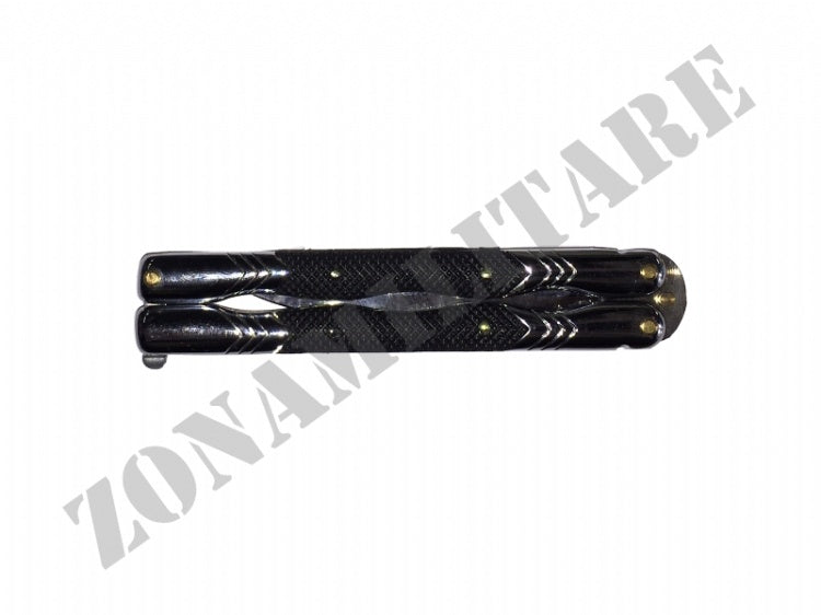 Coltello A Farfalla Modello Ninja Cudeman Silver