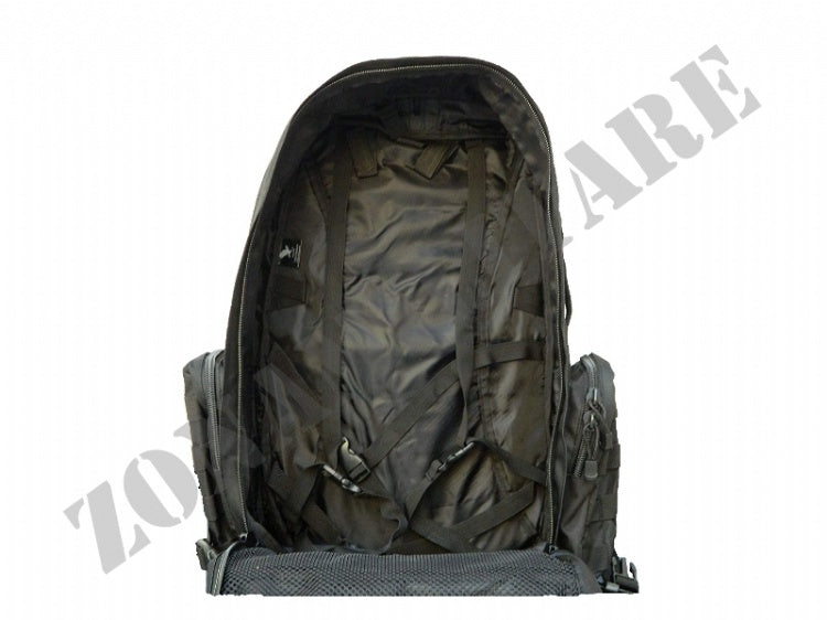 Zaino Militare Large Da 75 Litri Colore Nero Algi