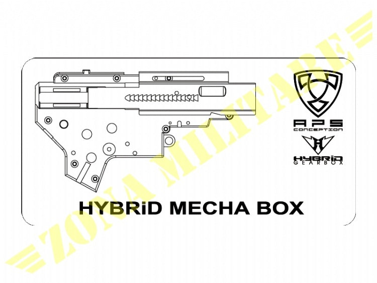 Fucile Aps Modello Hybrid Uar Black Version