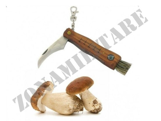 COLTELLO DA FUNGHI CON SPAZZOLA E BUSSOLA