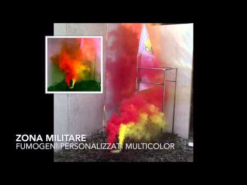 Fumogeni COLORATI A Sfregamento Vari Colori SET DA 10 PZ FDF