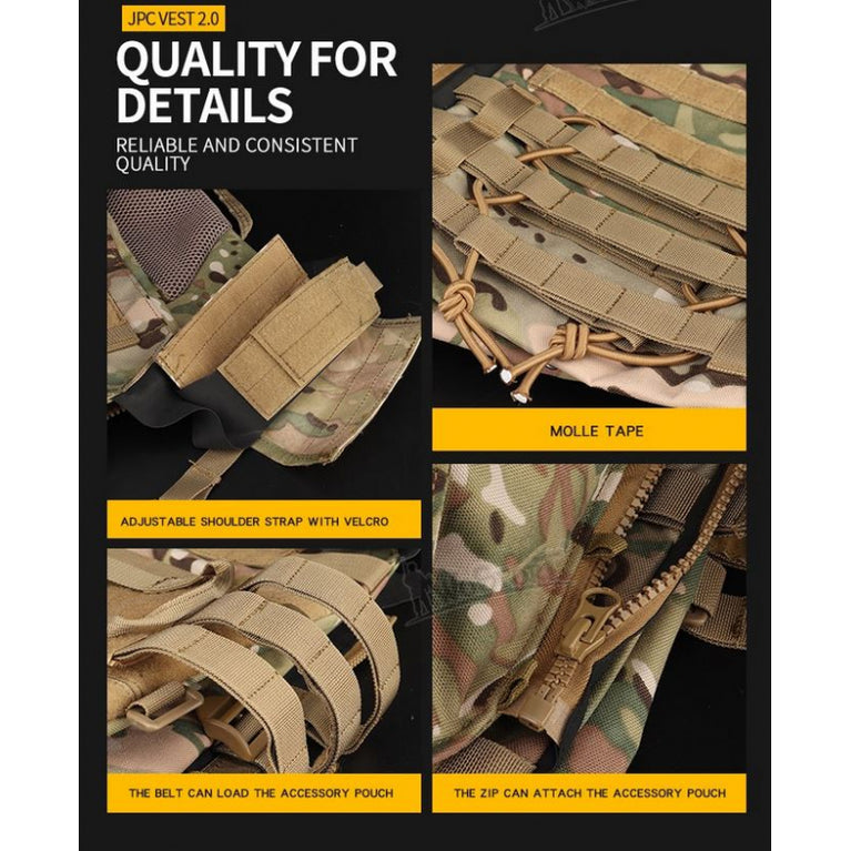 gilet Tattico Jpc 2.0 Tan Wosport