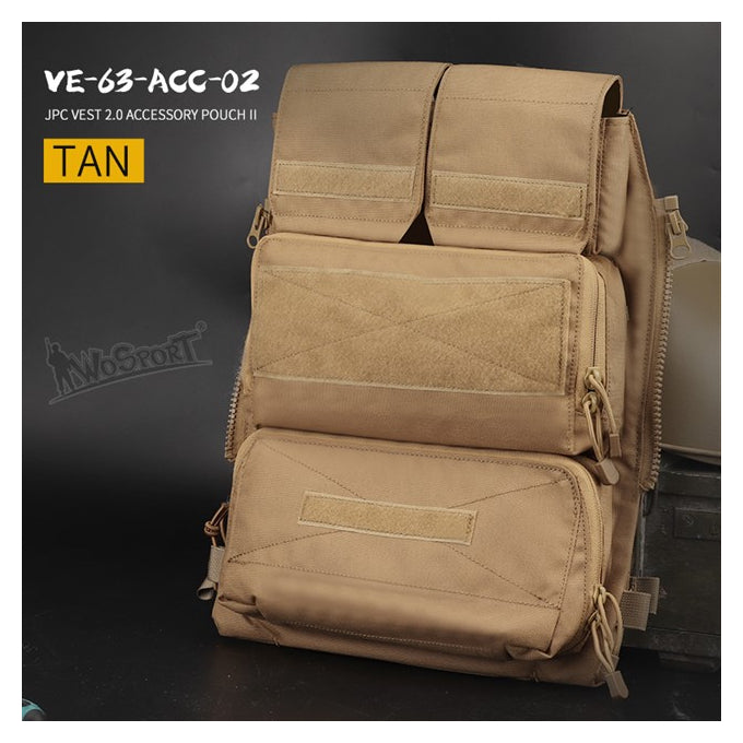 PANNELLO POSTERIORE PER JPC vest 2.0 COLORI VARI