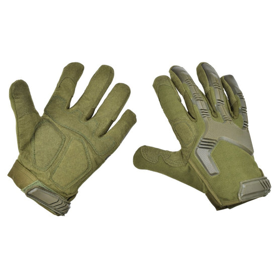 GUANTO TATTICO JS-TACTICAL WARRIOR TACTICAL GLOVES 167 OLIVE DRAB TAGLIA M