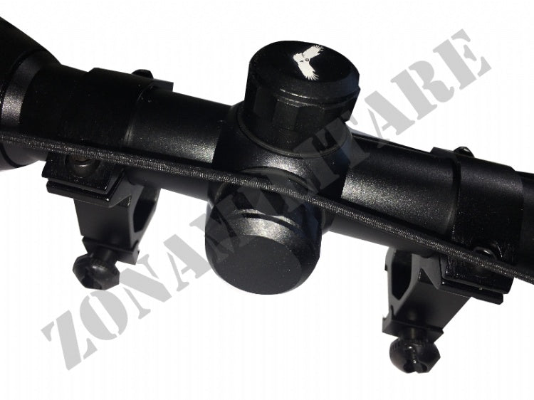 Ottica 3-9X32 Fa Retroilluminata Con Anelli Nera Js Tactical