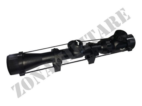 Ottica 3-9X32 Fa Retroilluminata Con Anelli Nera Js Tactical