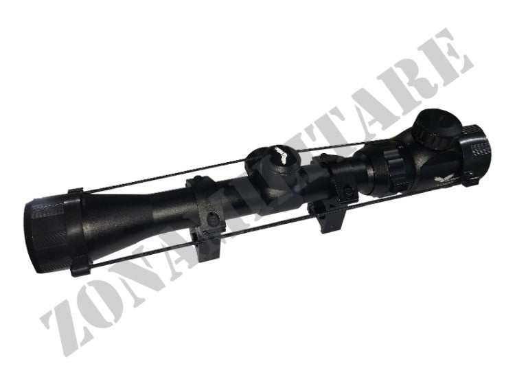 Ottica 3-9X32 Fa Retroilluminata Con Anelli Nera Js Tactical