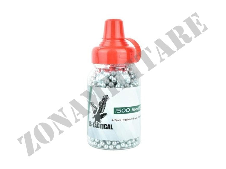 PALLINI IN ACCIAIO Cal 4.5 CONFEZIONE DA 1500 BB JS TACTICAL