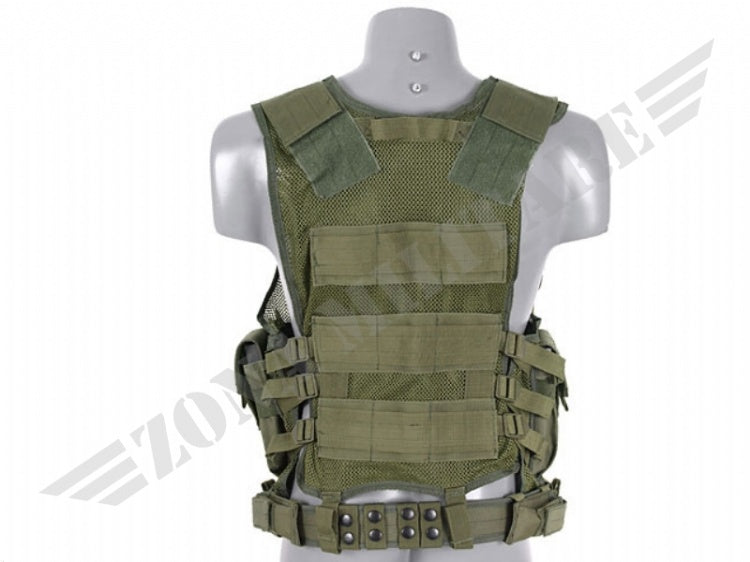 Tactical Vest Colorazione Olive 8 Fields