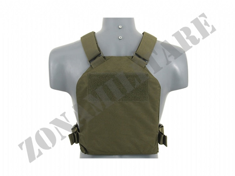 Tattico Simple Plate Carrier Con Piastre Soft Od Green 8 Fields