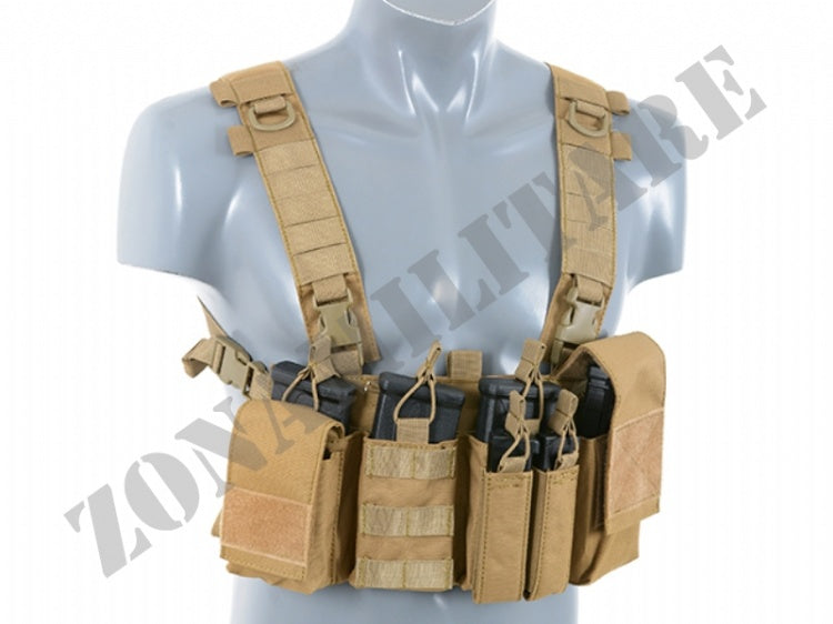 Tattico Buckle Up Chest Rig V3 Coyote 8 Fields
