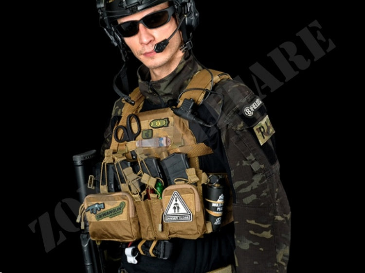 Tattico Buckle Up Assault Plate Carrier Cummerbund Coyote 8 Fields