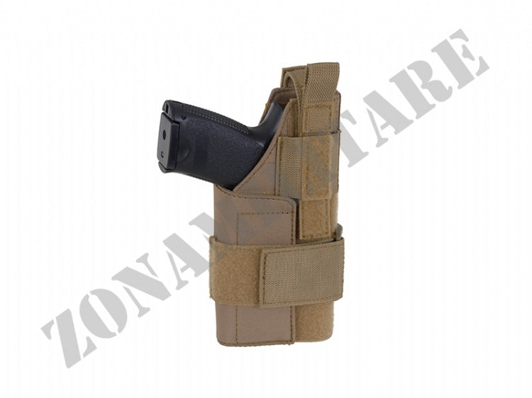 Fondina Da Fianco Universale Per Pistole Accessoriate Tan