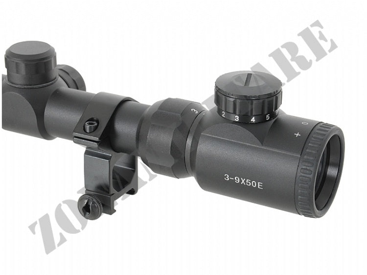Ottica 3-9X50E Con Reticolo Lighted Cross Acm 8 Fields