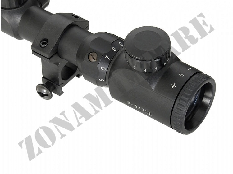 Ottica Scope Retroilluminata 3-9X32E 8 Fields
