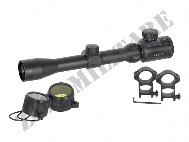 Ottica Scope Retroilluminata 3-9X32E 8 Fields