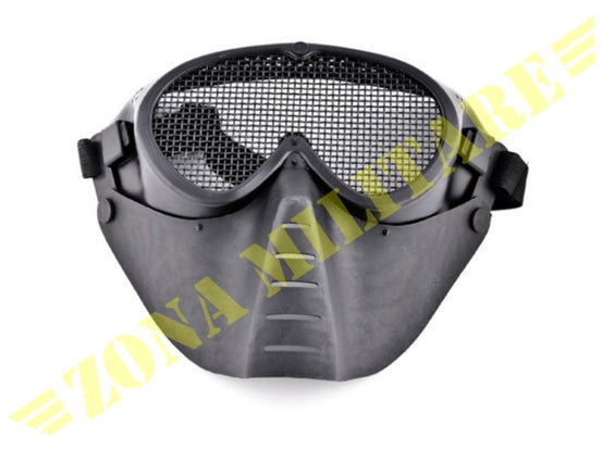 Maschera Protettiva Phantom A Rete Nera