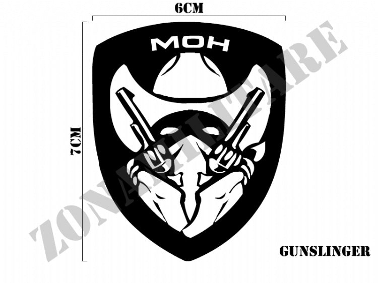 Patch Ricamata Con Velcro Serie Medal Of Honor