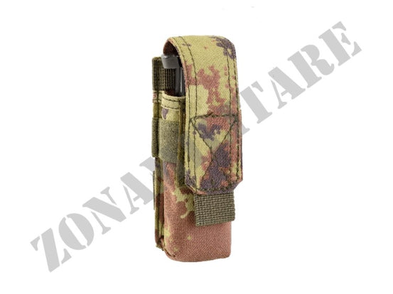 Porta Caricatore Single Pistol Pouch Outac Defcon 5 Vegetato Italiano