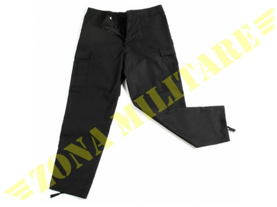 Pantalone Sicurezza Bdu Rip/Stop Nero Cotone