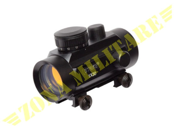 Puntatore Red Dot Rosso E Verde Lente Da 30Mm