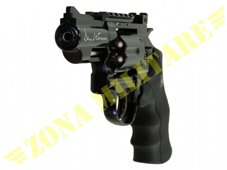REVOLVER DA SOFTAIR full meta da 2.5" Co2 NERA DAN WESSON