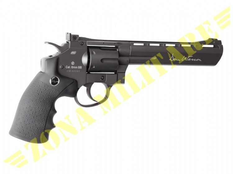 Revolver Dan Wesson 6 Inch Full Metal Co2 Black