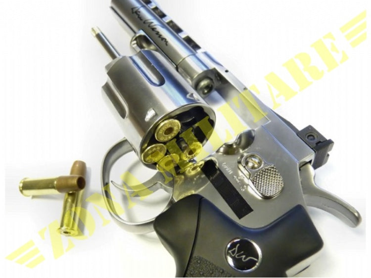Revolver Dan Wesson 6 Inch Full Metal Co2 Chrome