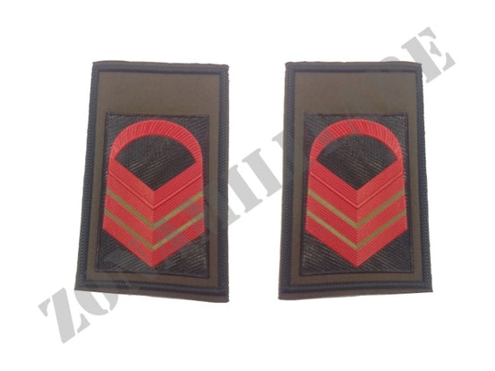 Tubolari Caporal Maggiore Capo Scelto Sfondo Verde Esercito