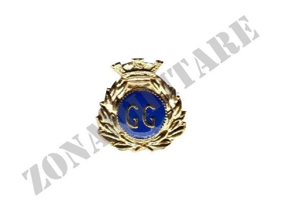 SPILLETTA GUARDIE GIURATE IN METALLO BLU E ORO CM 1,5
