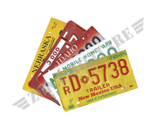 Targhe Auto Estere Da Collezione Originali