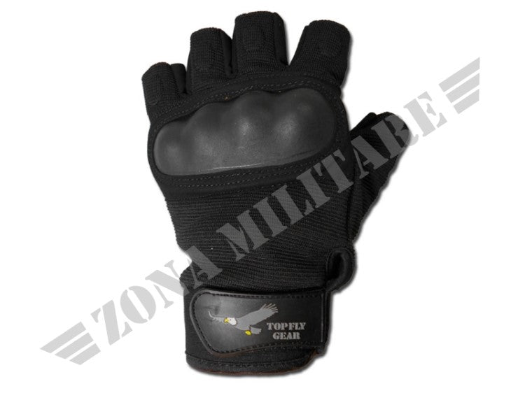 Guanti Mezze Dita Top Fly Gear Combat Neri