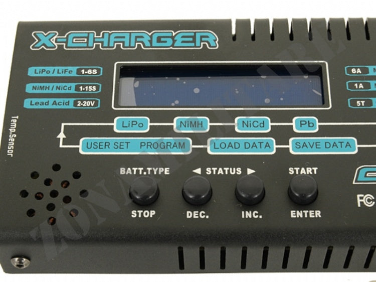 Carica Batterie Gtc6 Con Cpu Per Lipo/Life/Mimh/Nicd/Pb