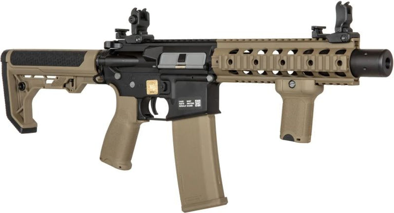 FUCILE SOFTAIR ELETTRICO SAE05L EDGE RRA TAN/NERO CON CALCIO LIGHT OPS SPECNA ARMS